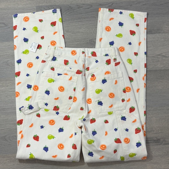 PacSun 90's Boyfriend Carpenter Fruit Salad Jeans - size 23 NWT - Picture 7 of 7